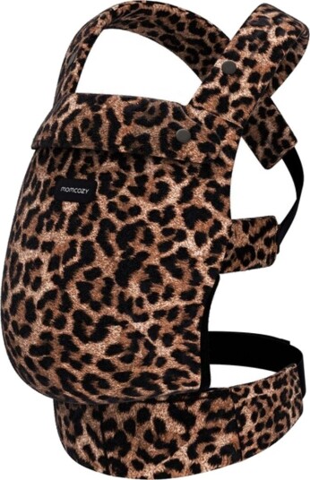 Momcozy Newborn To Toddler Cotton Soft Structured Carrier Leopard Brown Momcozy Newborn To Toddler Cotton Soft Structured Carrier Leopard Brown