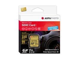 Agfaphoto 10607 128Gb Sdxc Class 10 Uhs-I 100Mb/S 95Mb/S