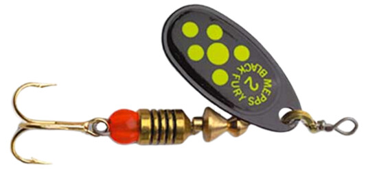 Mepps Chat.bl.fury sort 2, 4,5g (BL/G) spinner STD STD