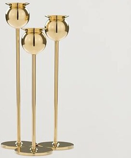 Skultuna The Tulip Candlestick Brass Set of Three