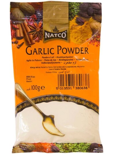 Garlic Powder / Hvit Løkspulver   NATCO 100 gram Kina
