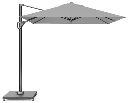 Platinum Voyager T1 parasoll Grå/grå exkl. parasollfot 2,5 x 2,5 m Grå