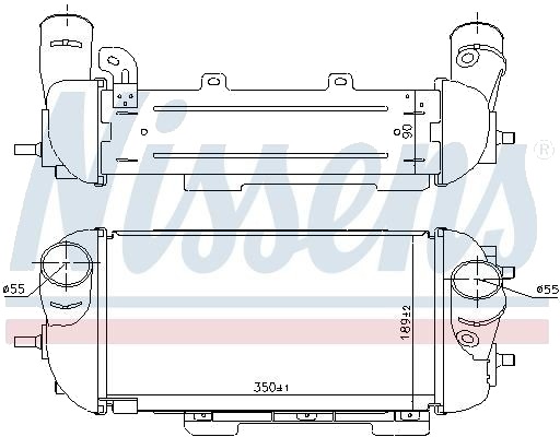 Intercooler NISSENS 961497