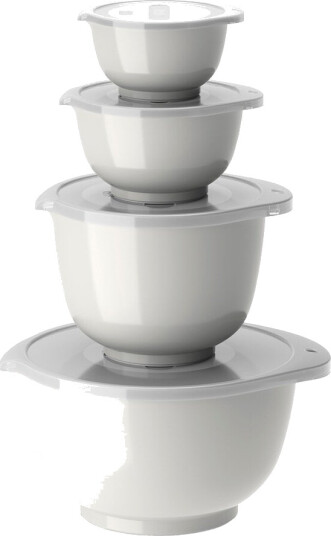 Rosti - NEW Margrethe bowls Set of 4 + lids - White