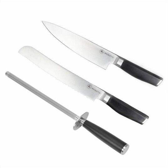 Brusletto Knivsett 2 kniver + slipestål