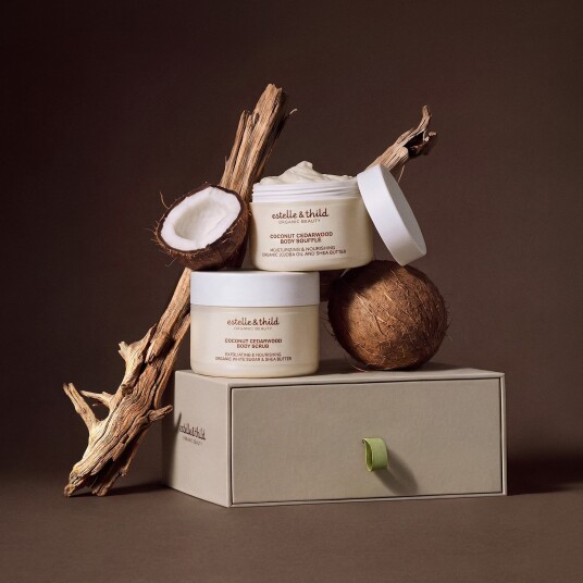 Estelle&Thild Organic Beauty Coconut Cedarwood Body Care Gift Set