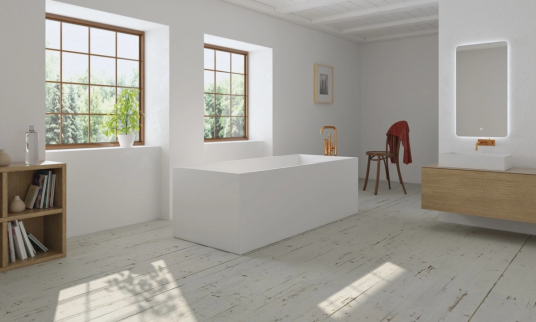 Copenhagen Bath Lövestad 180 badekar 1800x760 mm, Frittstående i Hvit Matt Copenhagen Bath Lövestad 180 badekar 1800x760 mm, Frittstående i Hvit Matt