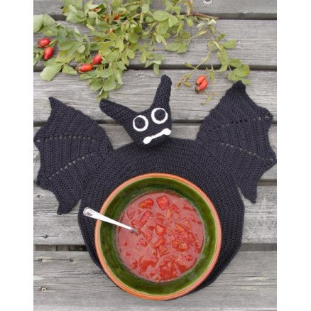 Drops Garnstudio Lunch With Vlad by DROPS Design Dekkeserviett Hekleoppskrift 26 cm
