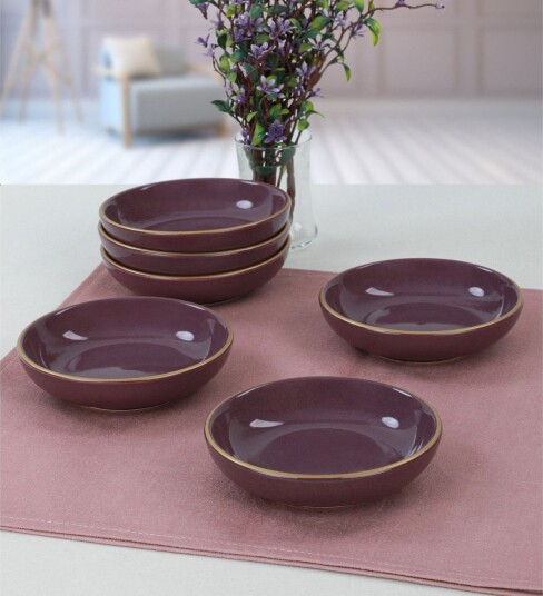 Kausal Dyp Tallerken 13 cm - Lilla