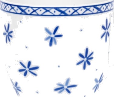 Porsgrunds Porselænsfabrik Bluebird Flower Krus 35 cl