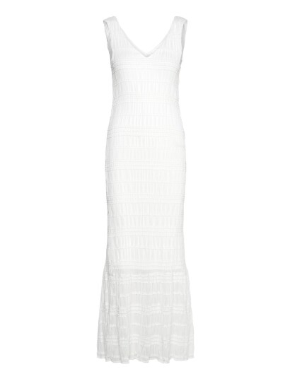 Vila | Vihilma V Neck S/L Maxi Dress/Br/Dc | 38 Vila | Vihilma V Neck S/L Maxi Dress/Br/Dc | 38
