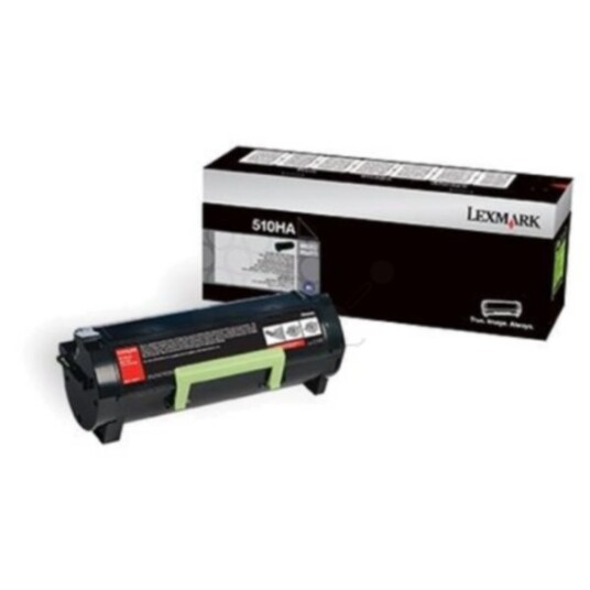 Lexmark 51F0HA0 Lexmark 510HA Tonerkassett Svart Lexmark 51F0HA0 Lexmark 510HA Tonerkassett Svart