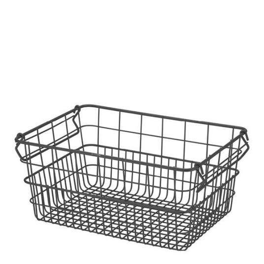 Blomus Kago lagringskurv 37x27x17 cm firkantet antrasitt Blomus Kago lagringskurv 37x27x17 cm firkantet antrasitt