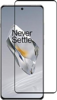 OnePlus 12 Full Cover Beskyttelsesglass Svart Kant