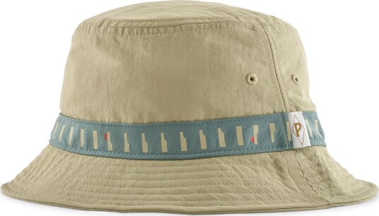 Patagonia Wavefarer Bucket Hat Water People Waveside: Weathered Stone
