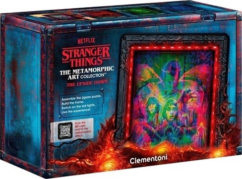 Clementoni Puzzle Stranger Things The Upside Down Metamorphic art collection 520 pieces 2D Puslespill