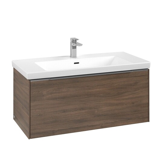 Villeroy & Boch  Subway 3.0 Servantskap m/1 skuff 973x429x478 mm Arizona Eik
