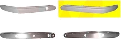 VAN WEZEL 3032581 Pynte- / vernelist, støtfanger VAN WEZEL 3032581 Pynte- / vernelist, støtfanger
