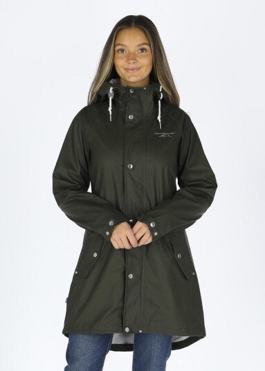 Väderöarna Coat W Olive 40 Regnjakker Väderöarna Coat W Olive 40 Regnjakker