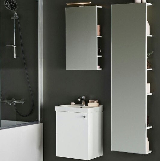 Hafa Neat Servantskap m/1 dør 42x31x50 Uten grep Hvit Matt