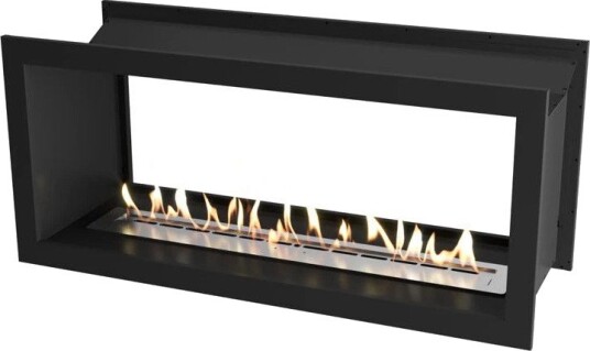 Icon Fires Biopeis Slimline Firebox Fbds1100 - Innebygd