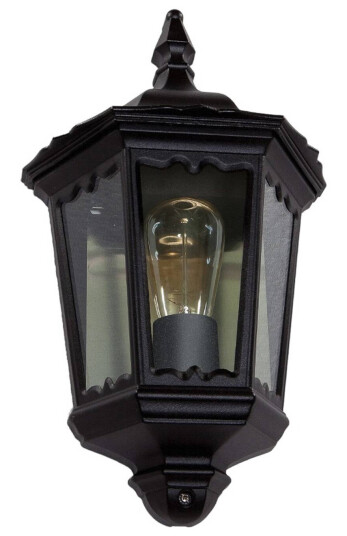 Lindby Lieva utendørs vegglampe, svart Lindby Lieva utendørs vegglampe, svart