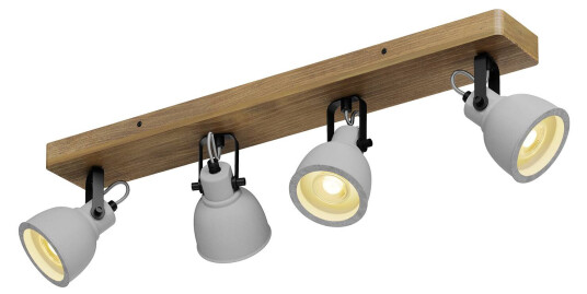 Lindby Mitis LED-taklampe, furutre, 4 lyskilder Lindby Mitis LED-taklampe, furutre, 4 lyskilder