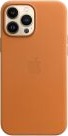 Apple - Baksidedeksel for mobiltelefon - med MagSafe - lær - gyllenbrun - for iPhone 13 Pro Max