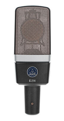 AKG C214 Kondensator Studiodiagram Mikrofon Cardioid Blå