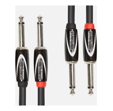 Roland Rcc-3-2814 1m Interconnect Cable Dual 1/4"-1/4" Roland Rcc-3-2814 1m Interconnect Cable Dual 1/4"-1/4"