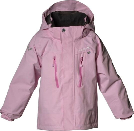 Isbjörn of Sweden Kids' Storm Hard Shell Jacket 122/128, Frostpink Isbjörn of Sweden Kids' Storm Hard Shell Jacket 122/128, Frostpink
