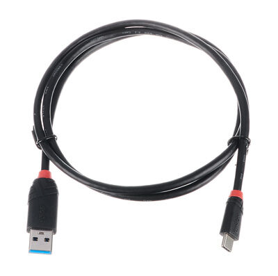 Lindy USB 3.2 Gen 2 A til C 1m - 10 Gbit/s Sort