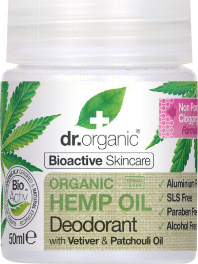 Dr. Organic Hemp Oil Deodorant  50ml
