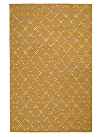 Chhatwal & Jonsson Diamond teppe Masala yellow/off-white, 184 x 280 cm Chhatwal & Jonsson Diamond teppe Masala yellow/off-white, 184 x 280 cm