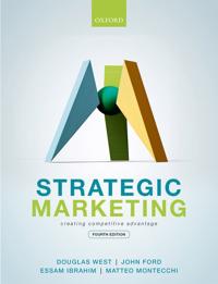 Strategic Marketing Av Douglas (Professor Of Marketing Professor Of Marketing King'S College London) West, John (Professor & Eminent Scholar