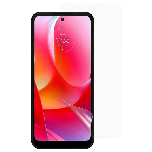 INCOVER Motorola Moto G Power (2022) Full-Fit Skjermbeskytter - Gjennomsiktig