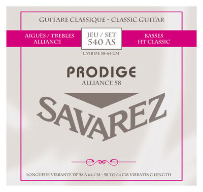 Savarez 540AS Prodige Alliance 58/64 Savarez 540AS Prodige Alliance 58/64