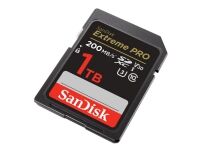 SanDisk Extreme Pro - Flashminnekort - 1 TB - Video Class V30 / UHS-I U3 / Class10 - SDXC UHS-I