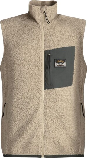 Lundhags Men's Flok Wool Pile Vest Beige M Man Lundhags Men's Flok Wool Pile Vest Beige M Man