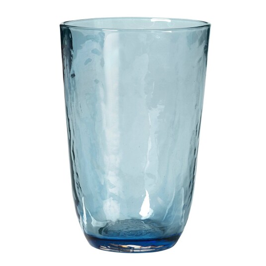 Broste Copenhagen Hammered vannglass 50 cl Bl?