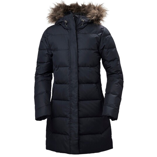 Helly Hansen Dame Aden Dun Colder Days Lang Parka Marineblå XL MarineblåXL