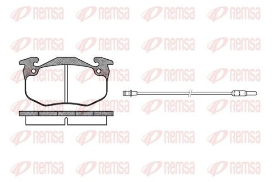 Bremseklosser REMSA 0144.32 Bremseklosser REMSA 0144.32