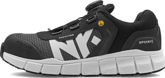 NokNok Sport88 vernesko, S1P, sort, str. 39 Svart