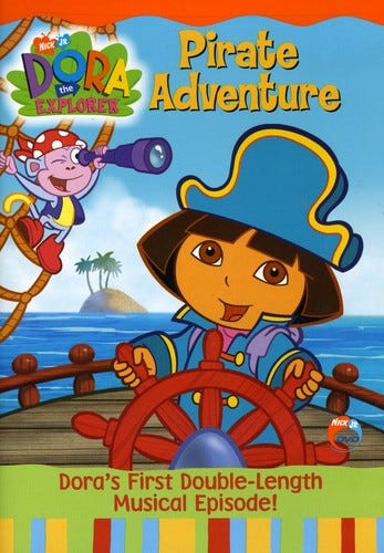 Dora's Pirate Adventure DVD