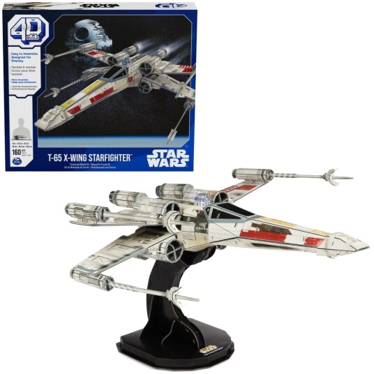 Star Wars 4d Byggesett Star Wars T-65 X-Wing 160 Deler Star Wars 4d Byggesett Star Wars T-65 X-Wing 160 Deler