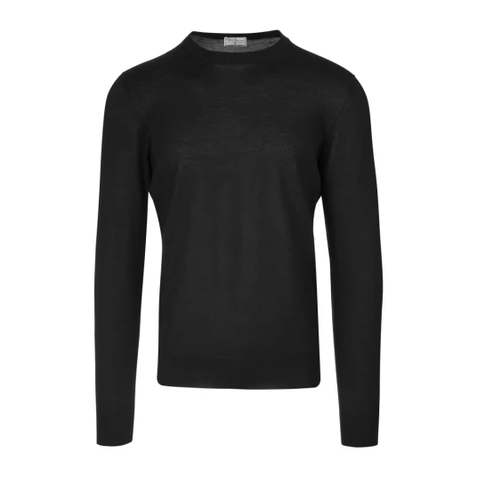 Fedeli, Herre, Strikkevarer, Svart, 4XL,