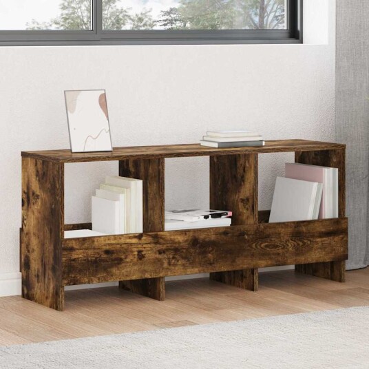 vidaXL Magasinreol Røkt eik 102 x 30 x 45 cm vidaXL Magasinreol Røkt eik 102 x 30 x 45 cm