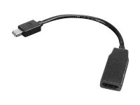 Lenovo - Adapterkabel - Mini DisplayPort (hann) til HDMI (hunn) - 20 cm - Hele verden - FRU Lenovo - Adapterkabel - Mini DisplayPort (hann) til HDMI (hunn) - 20 cm - Hele verden - FRU