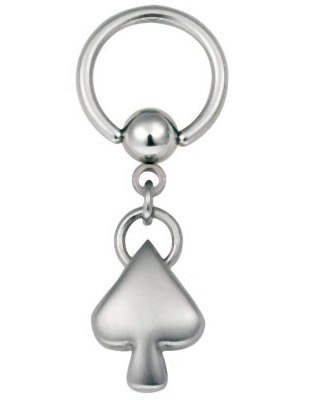 Steel Spades BCR Piercing Strl 1.6 x 10 mm