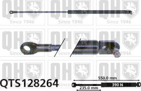 QUINTON HAZELL QTS128264 Baklukedemper